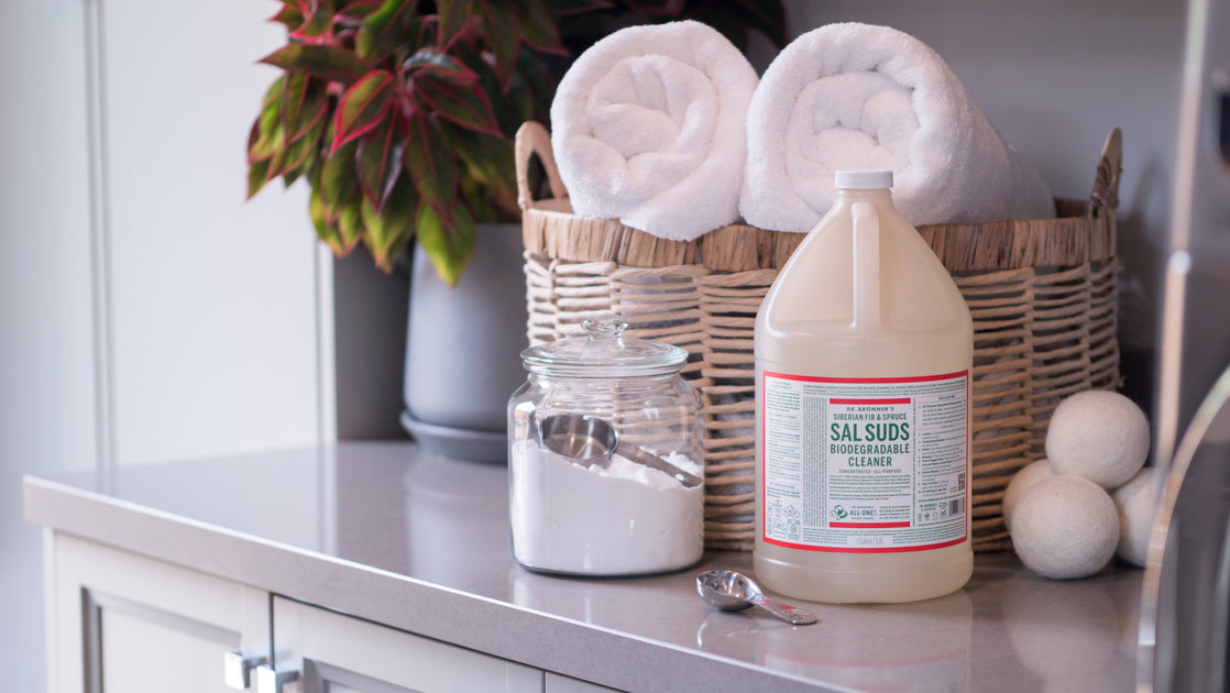 NonToxic Laundry Detergent Using Sal Suds for Stains & Laundry Care