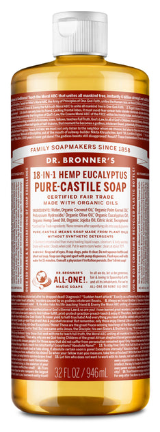 Buy Eucalyptus Castile Soap - Liquid Wash for Face, Body, Home