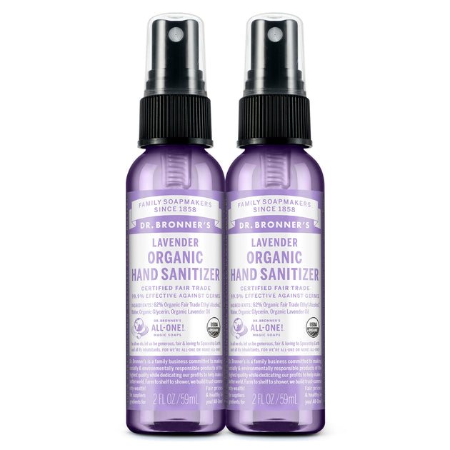 Lavender - Hand Sanitizer 2-Pack – Dr. Bronner's