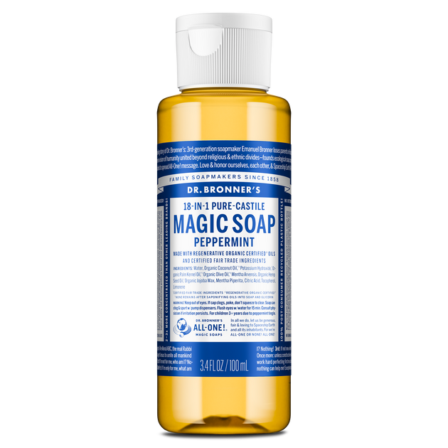 Buy Peppermint Castile Soap - Liquid Wash for Body, Home