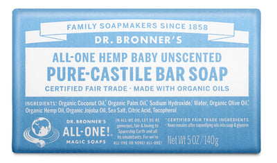 Unscented - Pure-Castile Bar Soap - baby-unscented-pure-castile-bar-soap