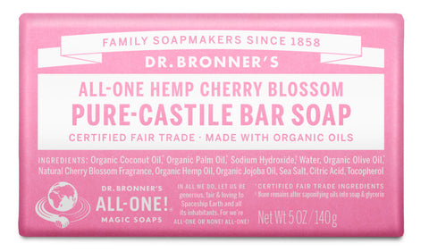 Cherry Blossom Pure-Castile Bar Soap