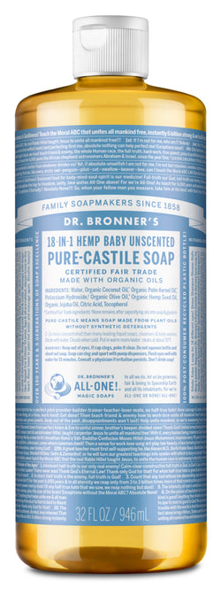 Unscented - Pure-Castile Liquid Soap