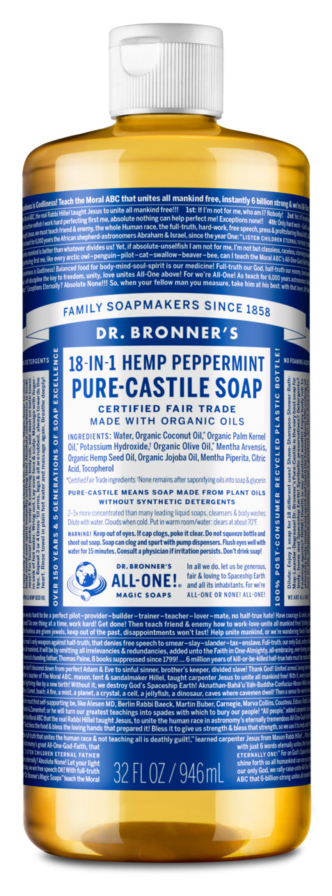 Peppermint Organic Soaps Lotions Lip Balms Hand Sanitizer Products Dr. Bronner s