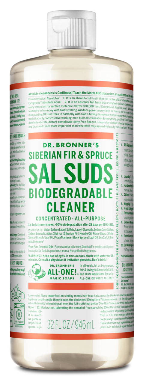 Sal Suds, All Purpose Cleaner | Dr. Bronner's