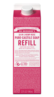 Rose - Pure-Castile Liquid Soap Refill