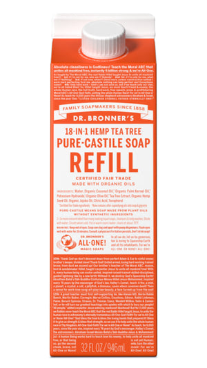 Dr bronner shop tea tree soap