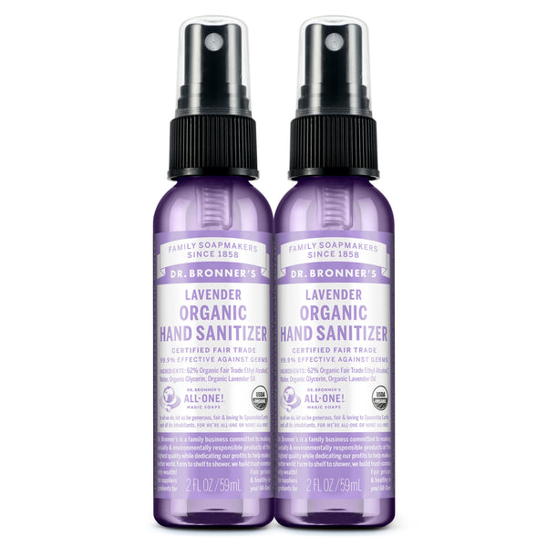 Lavender - Hand Sanitizer 2-Pack – Dr. Bronner's