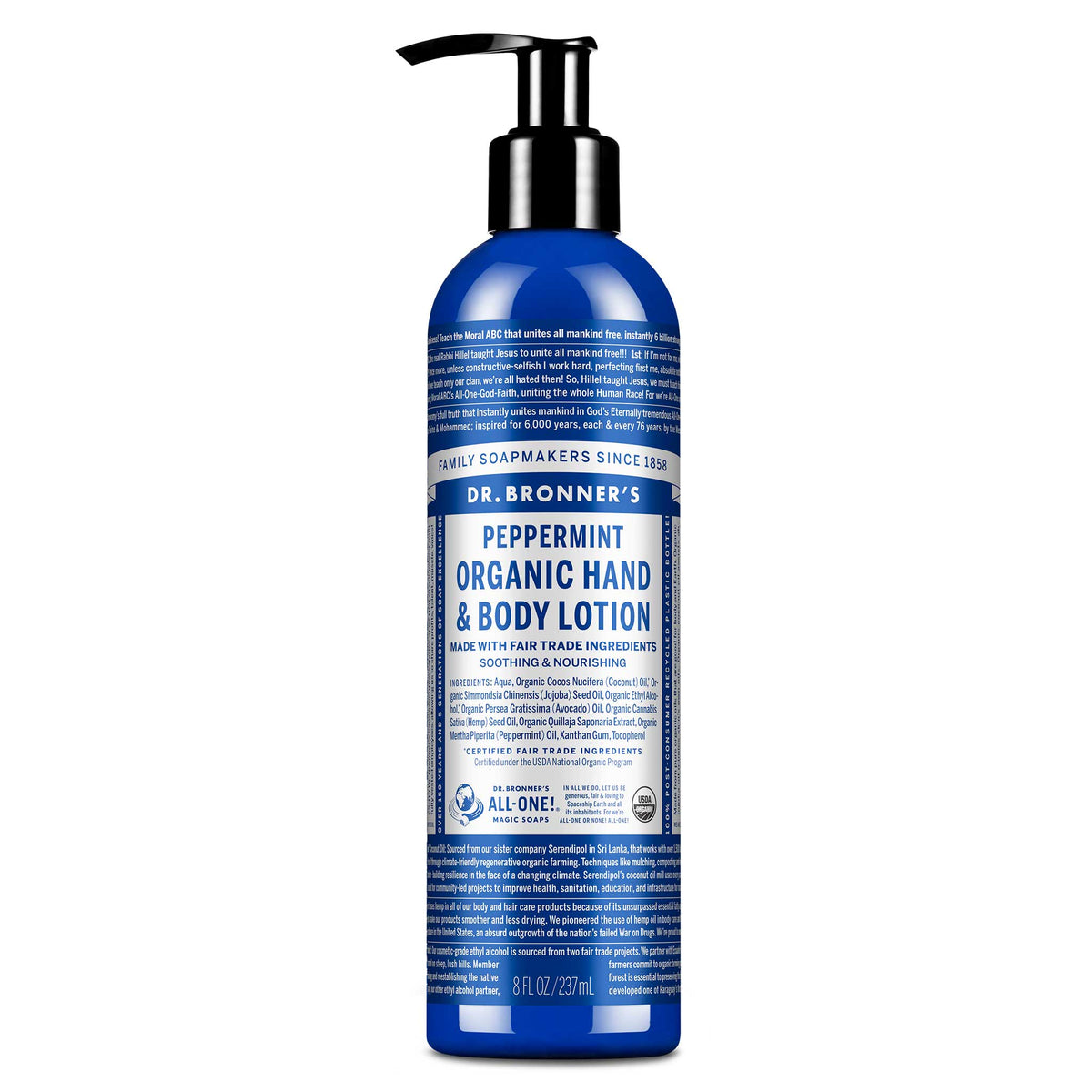 ORGANIC HAND & BODY LOTION Peppermint [8 oz]