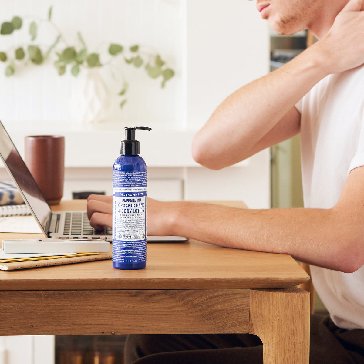 ORGANIC HAND & BODY LOTION Peppermint [8 oz]