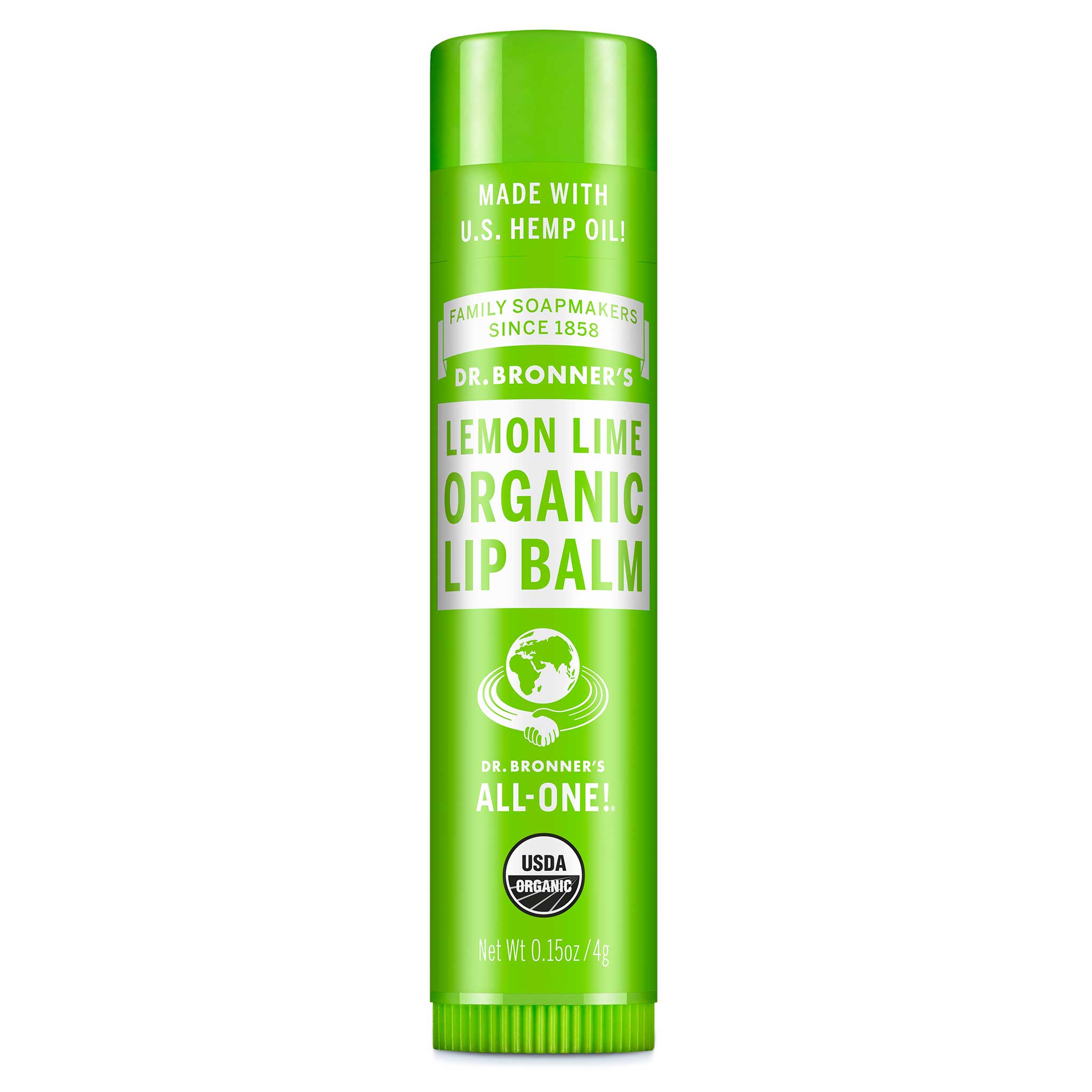 Organic Lemon Lime Lip Balms | Dr. Bronner's