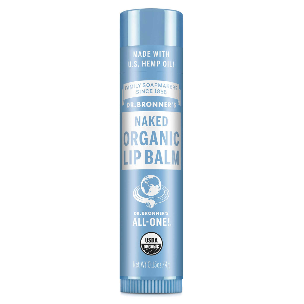 Naked Organic Lip Balms Made With Organic Beeswax | Dr. Bronner's
