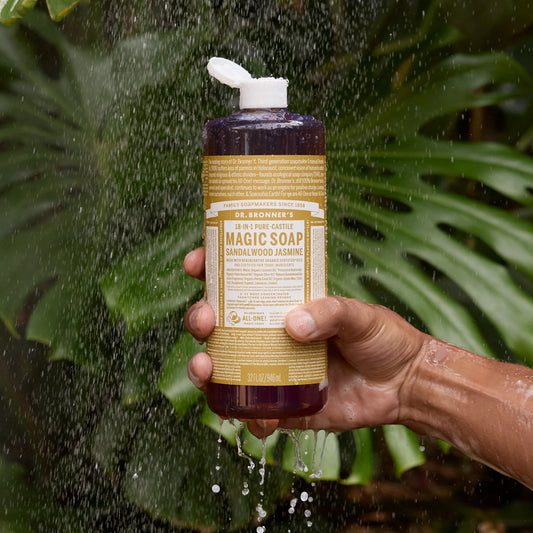 PURE-CASTILE LIQUID SOAP Sandalwood Jasmine [32 oz]