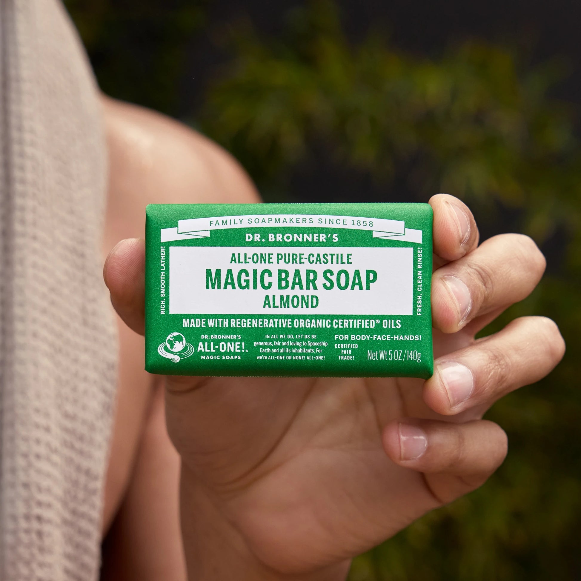 PURE-CASTILE BAR SOAP Almond [5 oz]