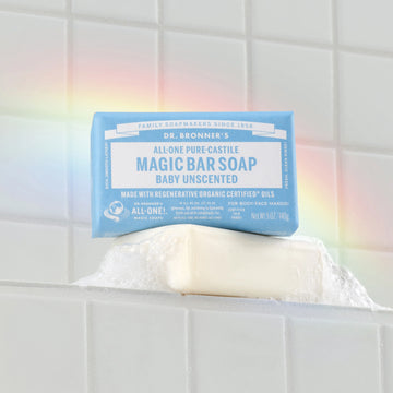 PURE-CASTILE BAR SOAP Unscented [5 oz]