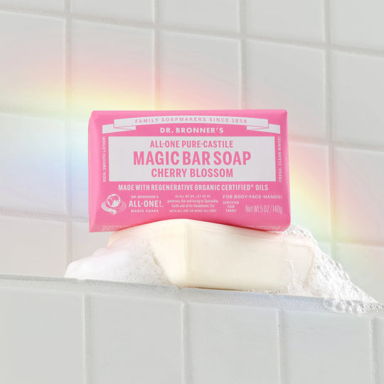 PURE-CASTILE BAR SOAP Cherry Blossom [5 oz]