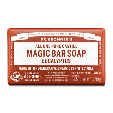 PURE-CASTILE BAR SOAP Eucalyptus [5 oz]