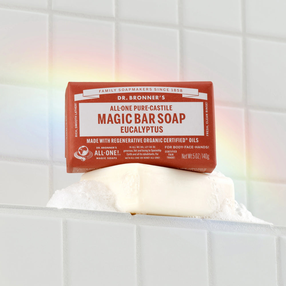 PURE-CASTILE BAR SOAP Eucalyptus [5 oz]