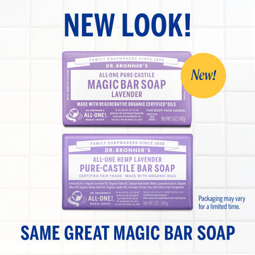PURE-CASTILE BAR SOAP Lavender [5 oz]