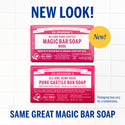 PURE-CASTILE BAR SOAP Rose [5 oz]