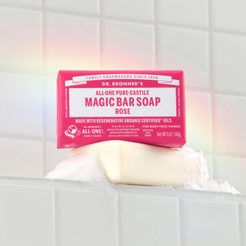 PURE-CASTILE BAR SOAP Rose [5 oz]