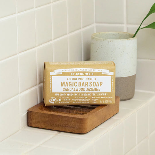 Sandalwood Jasmine - Pure-Castile Bar Soap