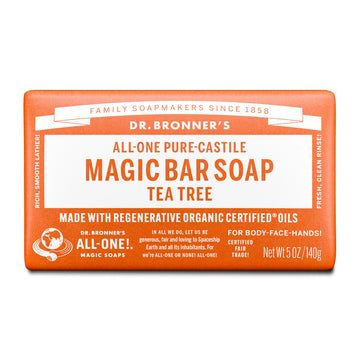 PURE-CASTILE BAR SOAP Tea Tree [5 oz]