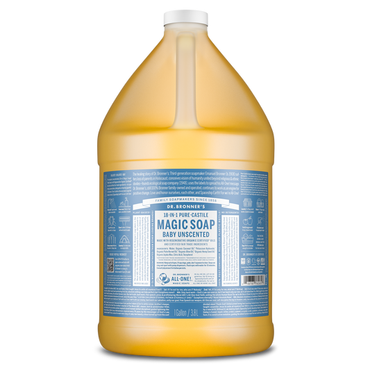 PURE-CASTILE LIQUID SOAP Unscented [1 Gallon]