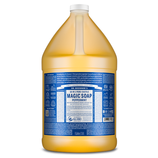 PURE-CASTILE LIQUID SOAP Peppermint [1 Gallon]