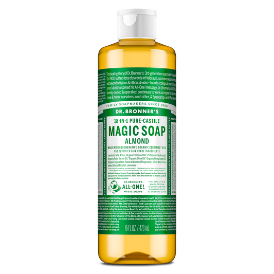 PURE-CASTILE LIQUID SOAP Almond [16 oz]