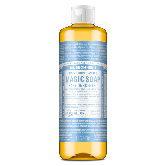 PURE-CASTILE LIQUID SOAP Unscented [16 oz]