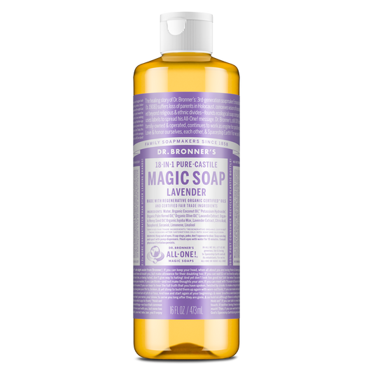 PURE-CASTILE LIQUID SOAP Lavender [16 oz]
