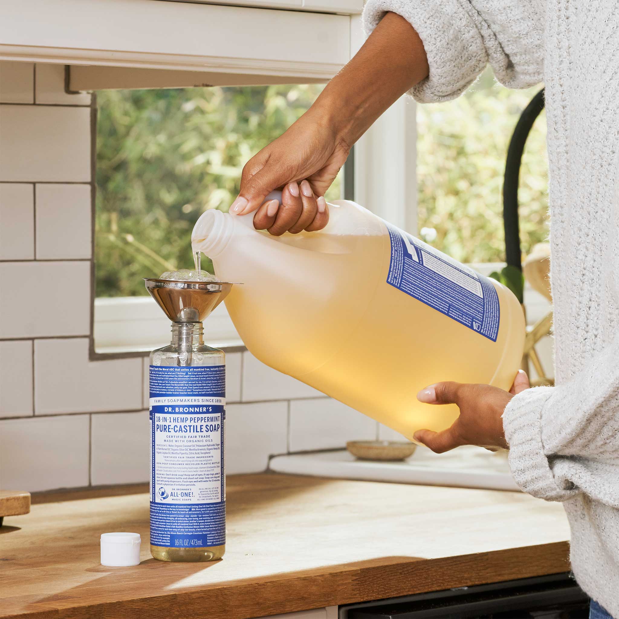 Dr bronner's peppermint castile soap discount