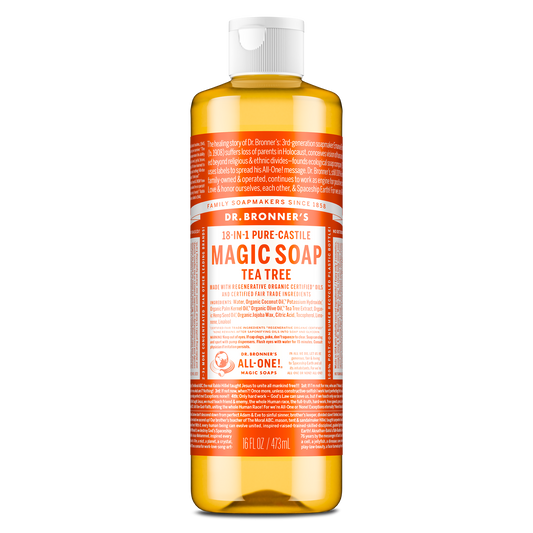 PURE-CASTILE LIQUID SOAP Tea Tree [16 oz]