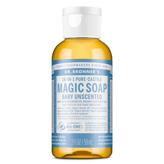 PURE-CASTILE LIQUID SOAP Unscented [2 oz]