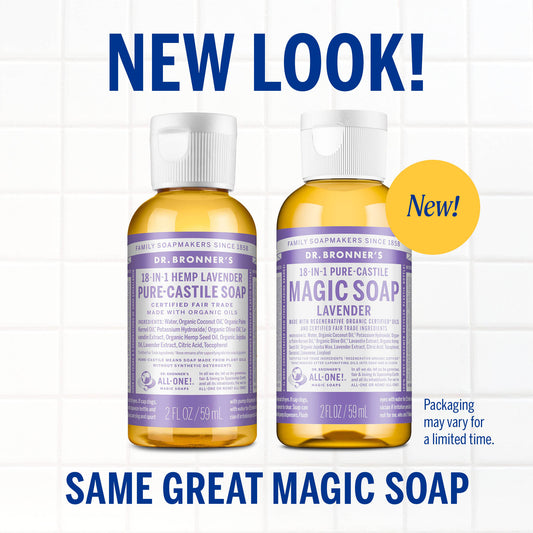 PURE-CASTILE LIQUID SOAP LAVENDER [2 oz]