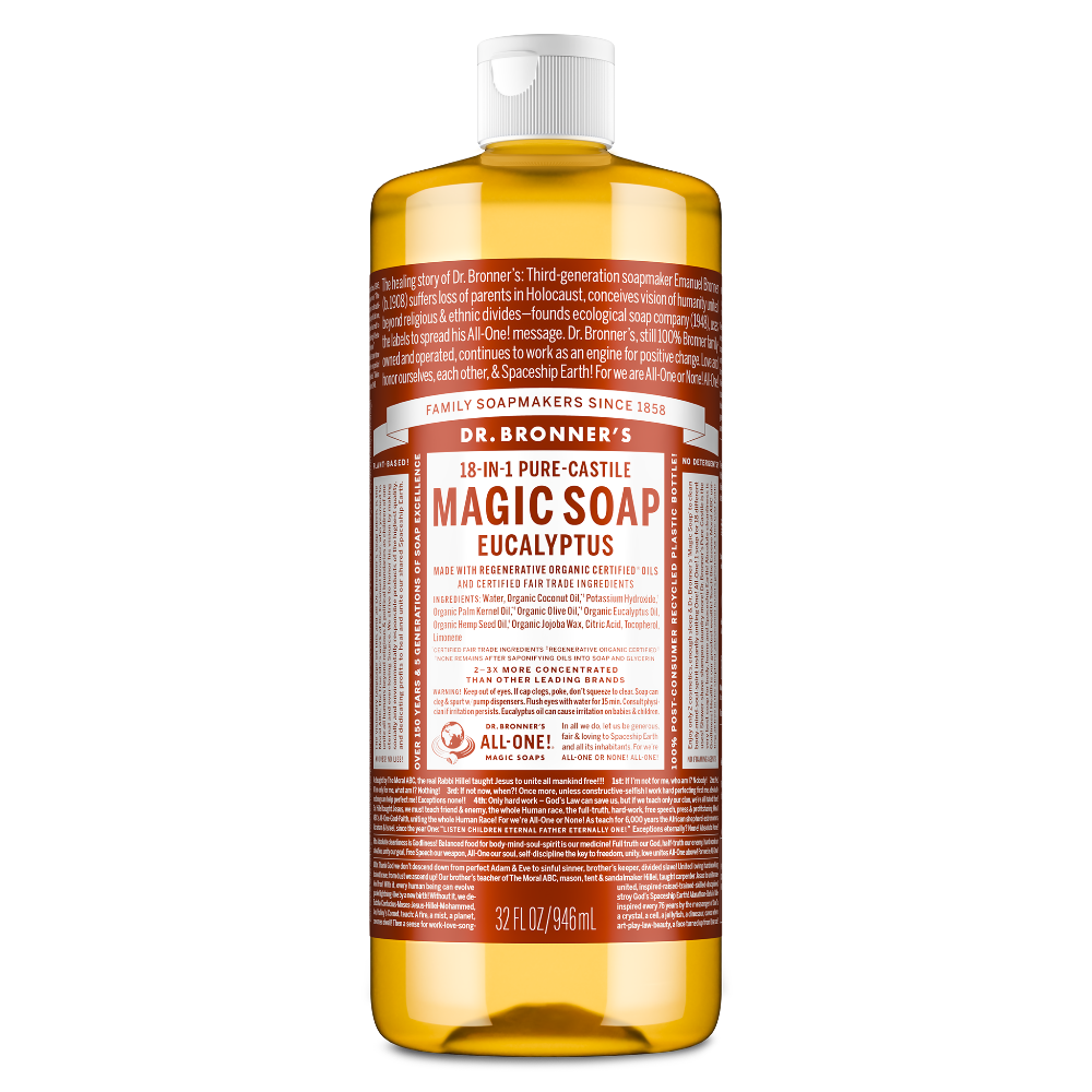 PURE-CASTILE LIQUID SOAP Eucalyptus [32 oz]