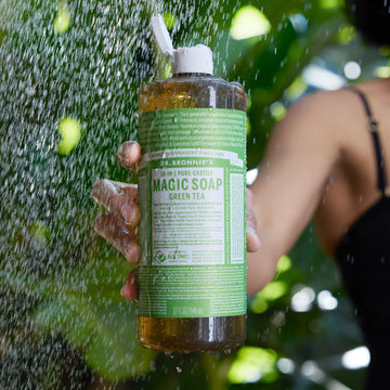 PURE-CASTILE LIQUID SOAP Green Tea [32 oz]