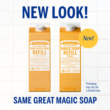PURE-CASTILE LIQUID SOAP REFILL Citrus [32 oz]