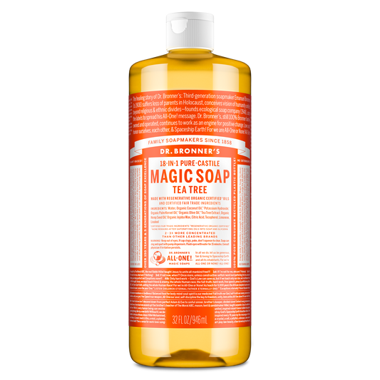 PURE-CASTILE LIQUID SOAP Tea Tree [32 oz]
