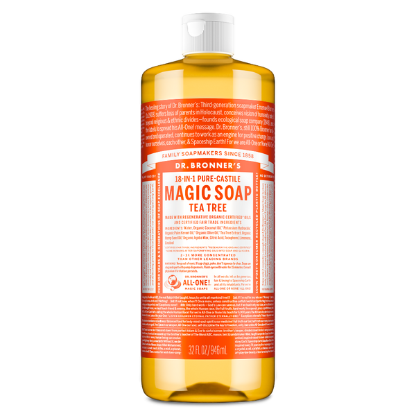 insecticidal soap dr bronner's Dr. Bronner's Pure-Castile Liquid Soap - Tea Tree