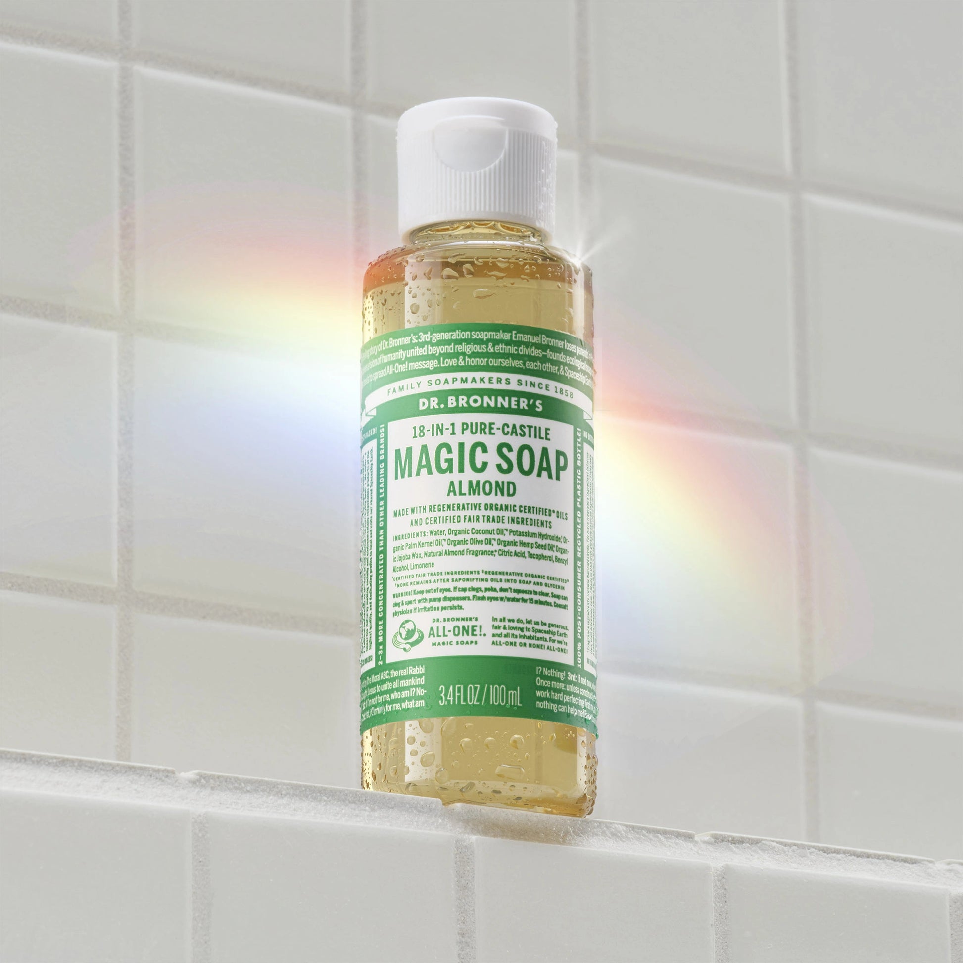 PURE-CASTILE LIQUID SOAP Almond [3.4 oz]