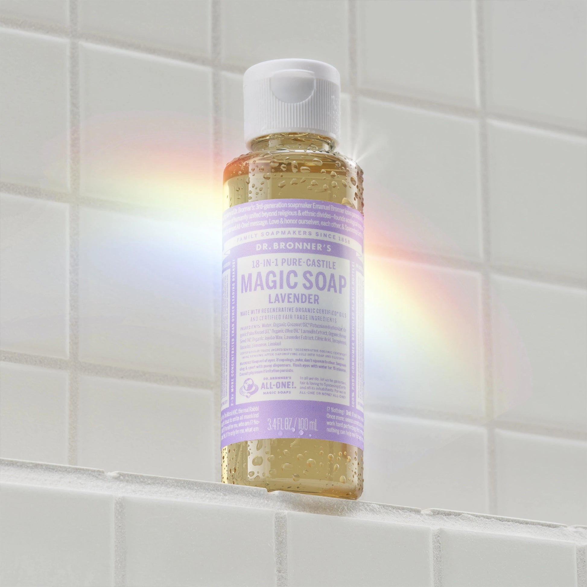PURE-CASTILE LIQUID SOAP Lavender [3.4 oz]
