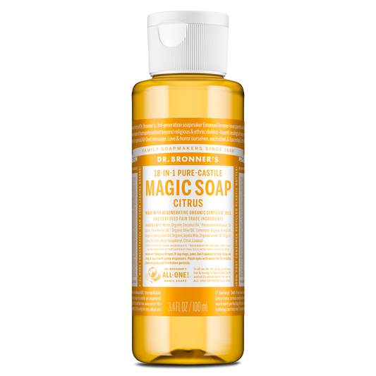 PURE-CASTILE LIQUID SOAP Citrus [3.4 oz]