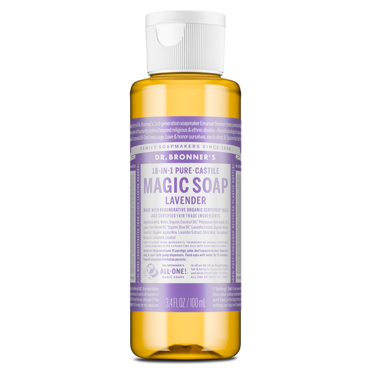 PURE-CASTILE LIQUID SOAP Lavender [3.4 oz]