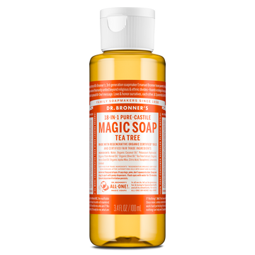 PURE-CASTILE LIQUID SOAP Tea Tree [3.4 oz]