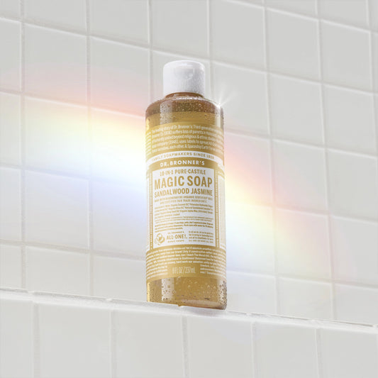 PURE-CASTILE LIQUID SOAP Sandalwood Jasmine [8 oz]