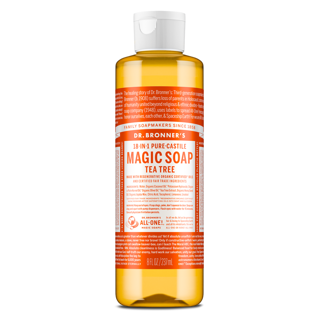 PURE-CASTILE LIQUID SOAP Tea Tree [8 oz]