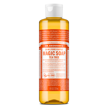 PURE-CASTILE LIQUID SOAP Tea Tree [8 oz]