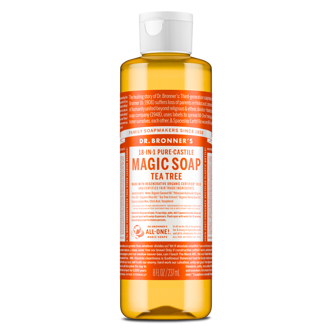 PURE-CASTILE LIQUID SOAP Tea Tree [8 oz]
